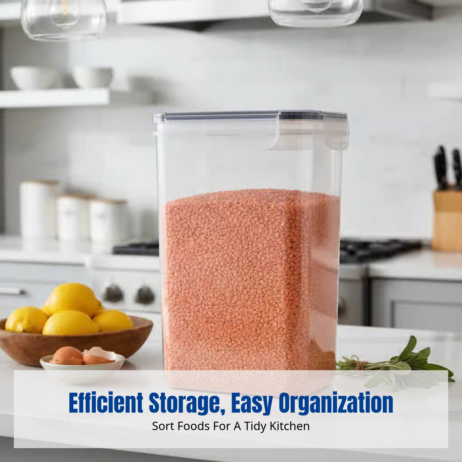 Food Storage Refrigerator - Luchtdicht bewaardozen set, grote capaciteit, transparant,