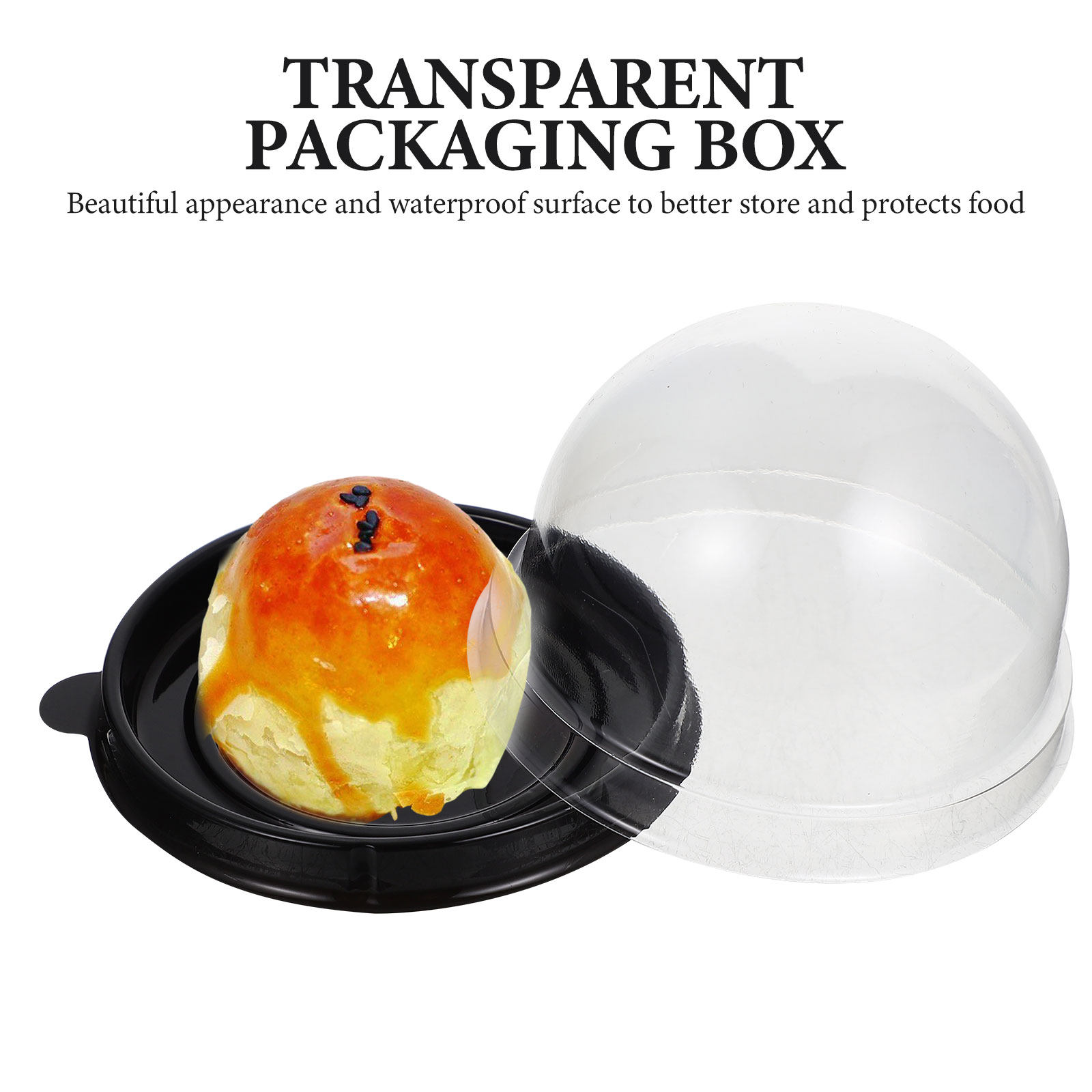 Food Storage Eggs - 50 stuks eierdooier-puff-doosjes van premium PE-materiaal,