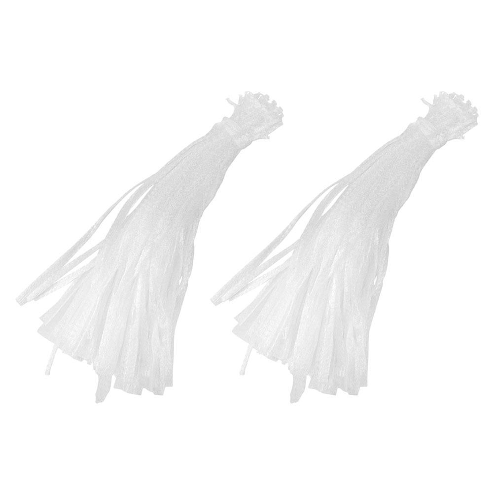 Produce Bag Reusable Mesh - 100 stuks herbruikbare witte netzakken voor