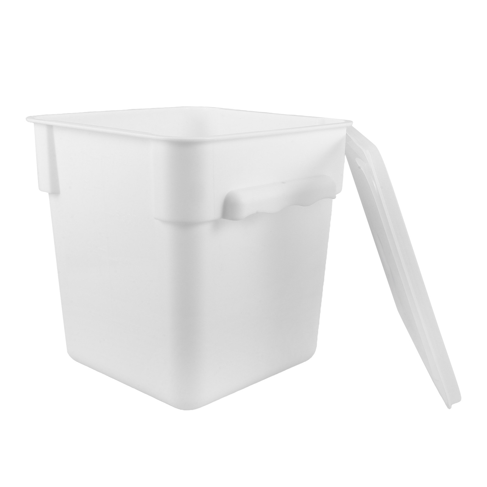 Food Storage Freezer - Vierkante plastic voedselopslagcontainer, commercieel, 8L, met