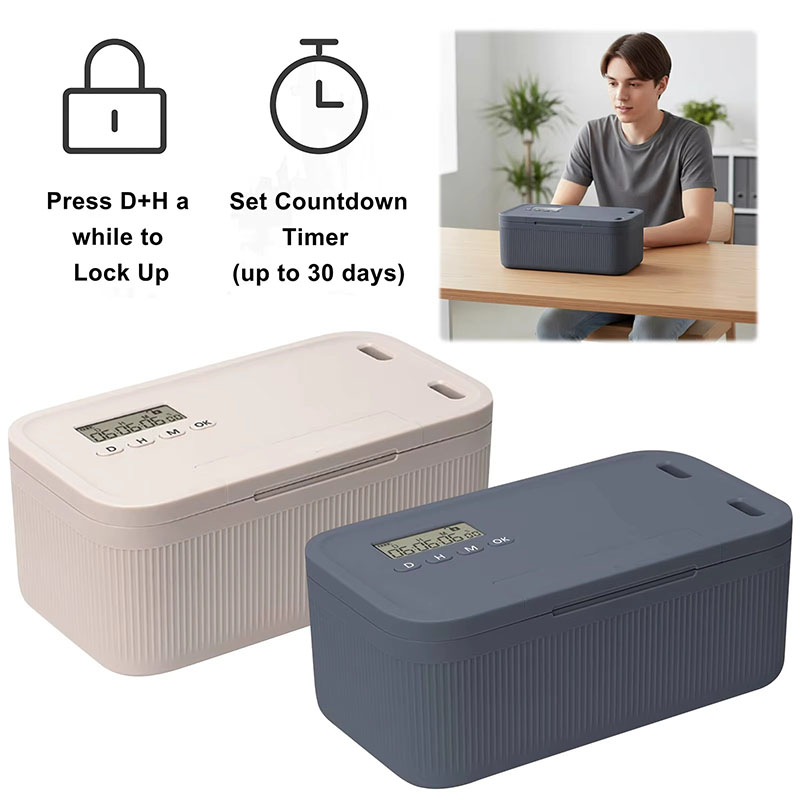 Food Storage And Safety - Lock Box met timer Telefoon Locker