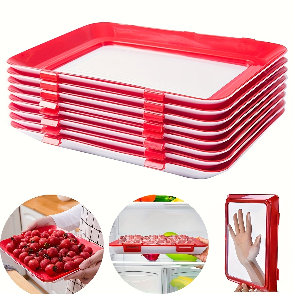 Food Storage And Safety - Voedselbehoud Lade Herbruikbare Stapelbare Vleesopslag Veiligheid