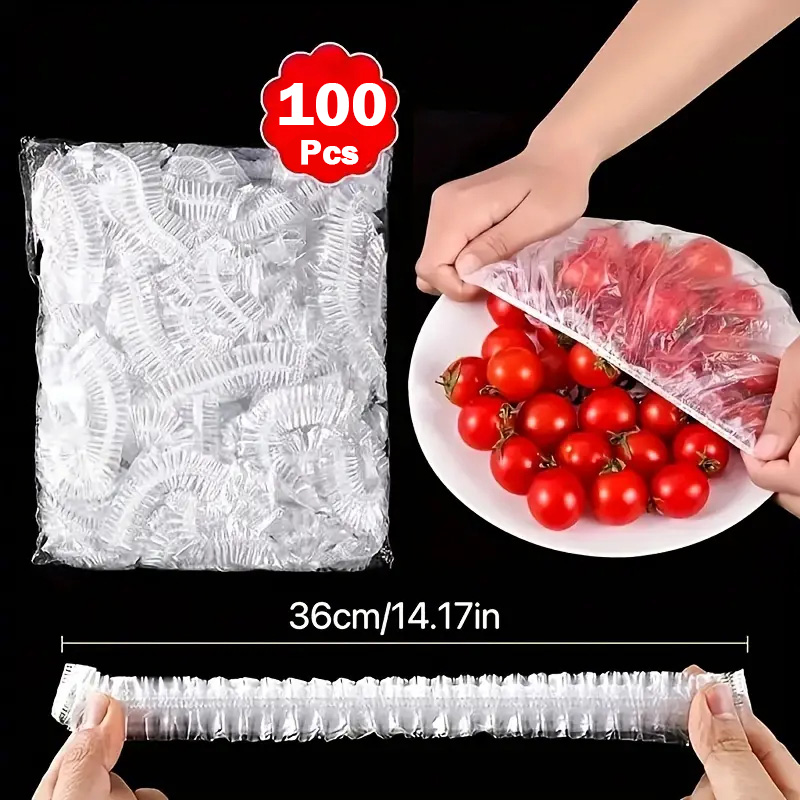 Food Storage And Safety - 100 stuks Food Grade Wegwerp Saran