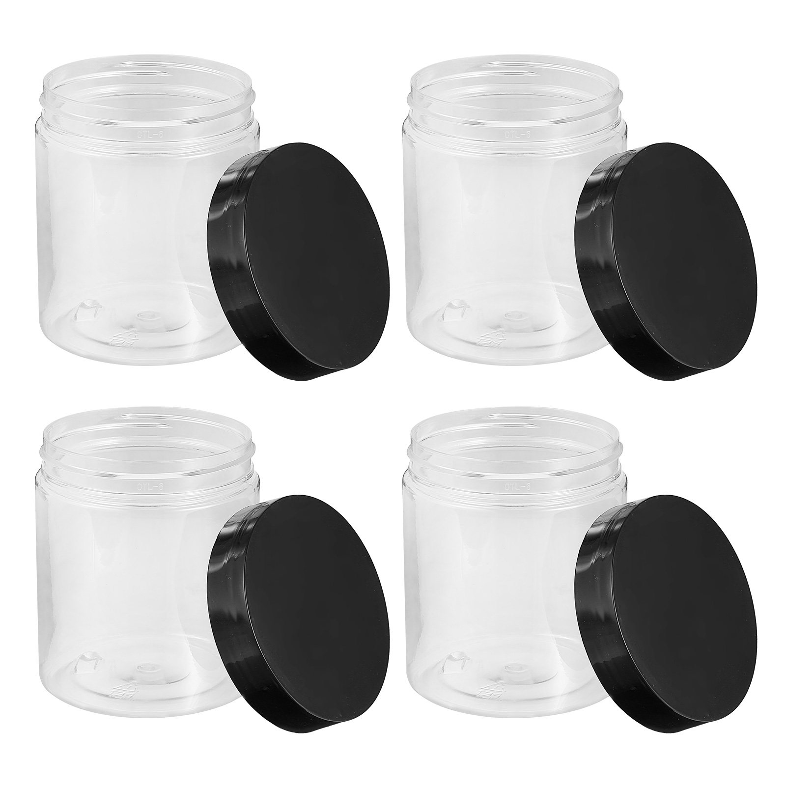 Food Storage Pantry - 12 stuks doorzichtige plastic opbergpotten, verzegelde