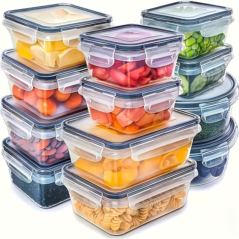 Food Storage Quart - 8-delige set inclusief 4 containers en