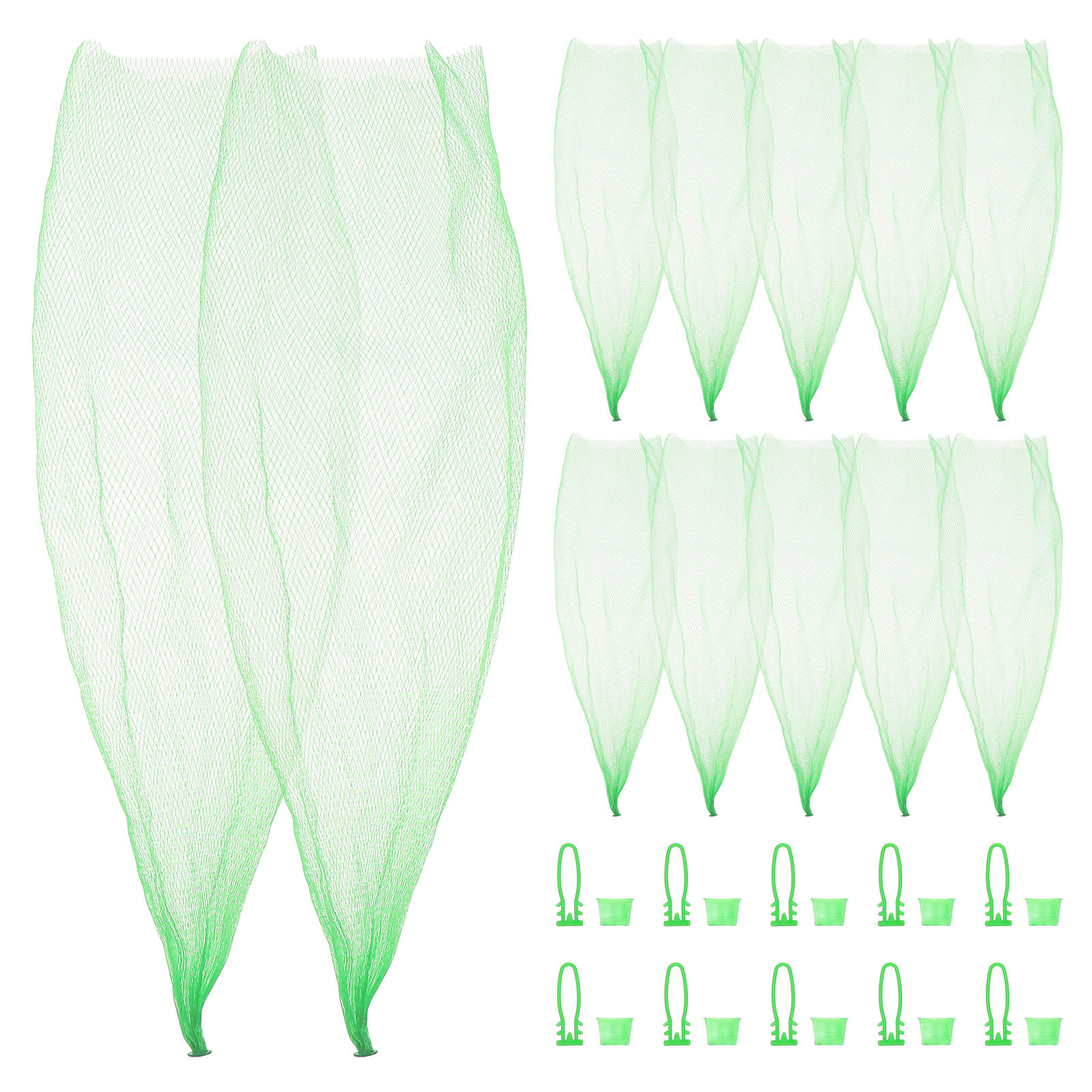 Produce Bag Reusable Mesh - 100 sets herbruikbare mesh-opbergzakken voor dagelijks