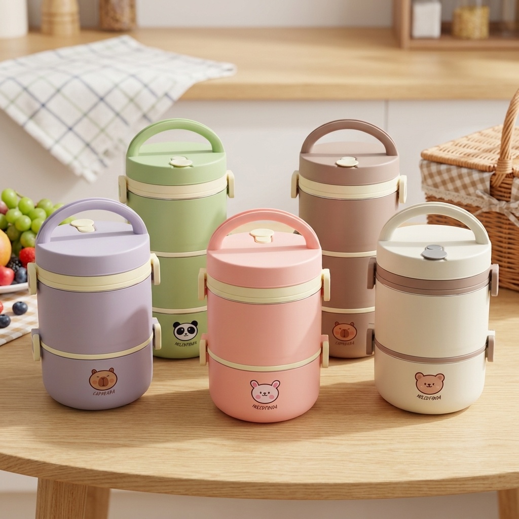 Food Storage Kits - 304 roestvrijstalen thermische lunchbox Bento Box