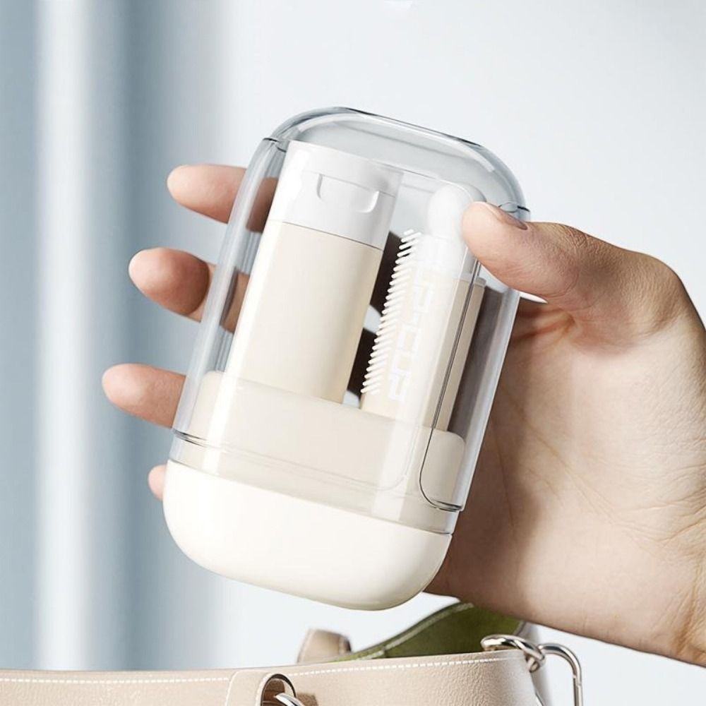 Food Storage Kits - Draagbare 3-in-1 reis-tandenborstelset, opvouwbare reis-tandenborstelbeker, ruimtebesparende