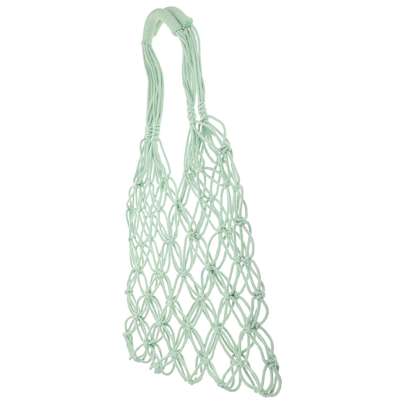 Produce Bag Reusable Mesh - Herbruikbare handgeweven katoenen netzak, geweven boodschappentas