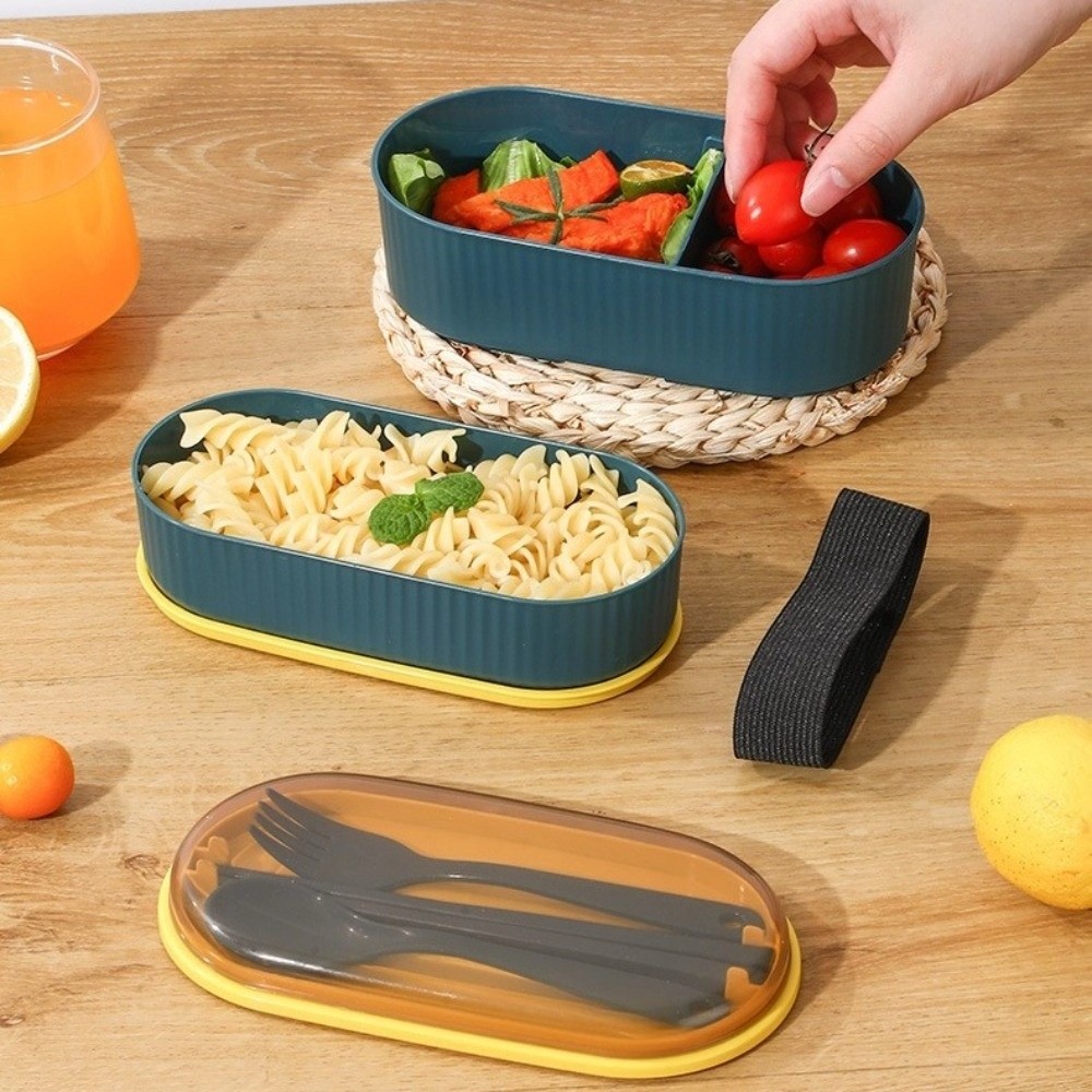 Draagbare dubbellaagse lunchbo - Food Storage Kits recensie en prijs