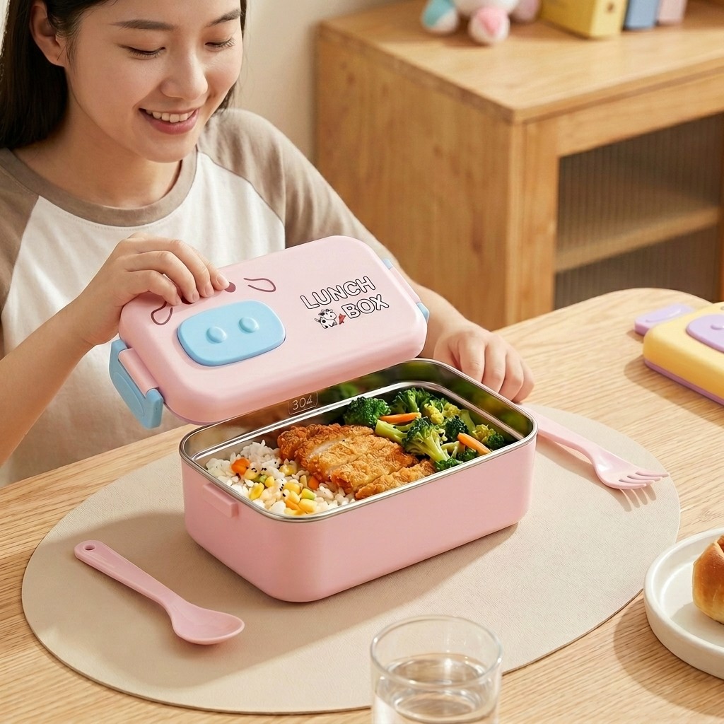 304 RVS Bento Box Lekvrij Verd - Food Storage Quart recensie en prijs