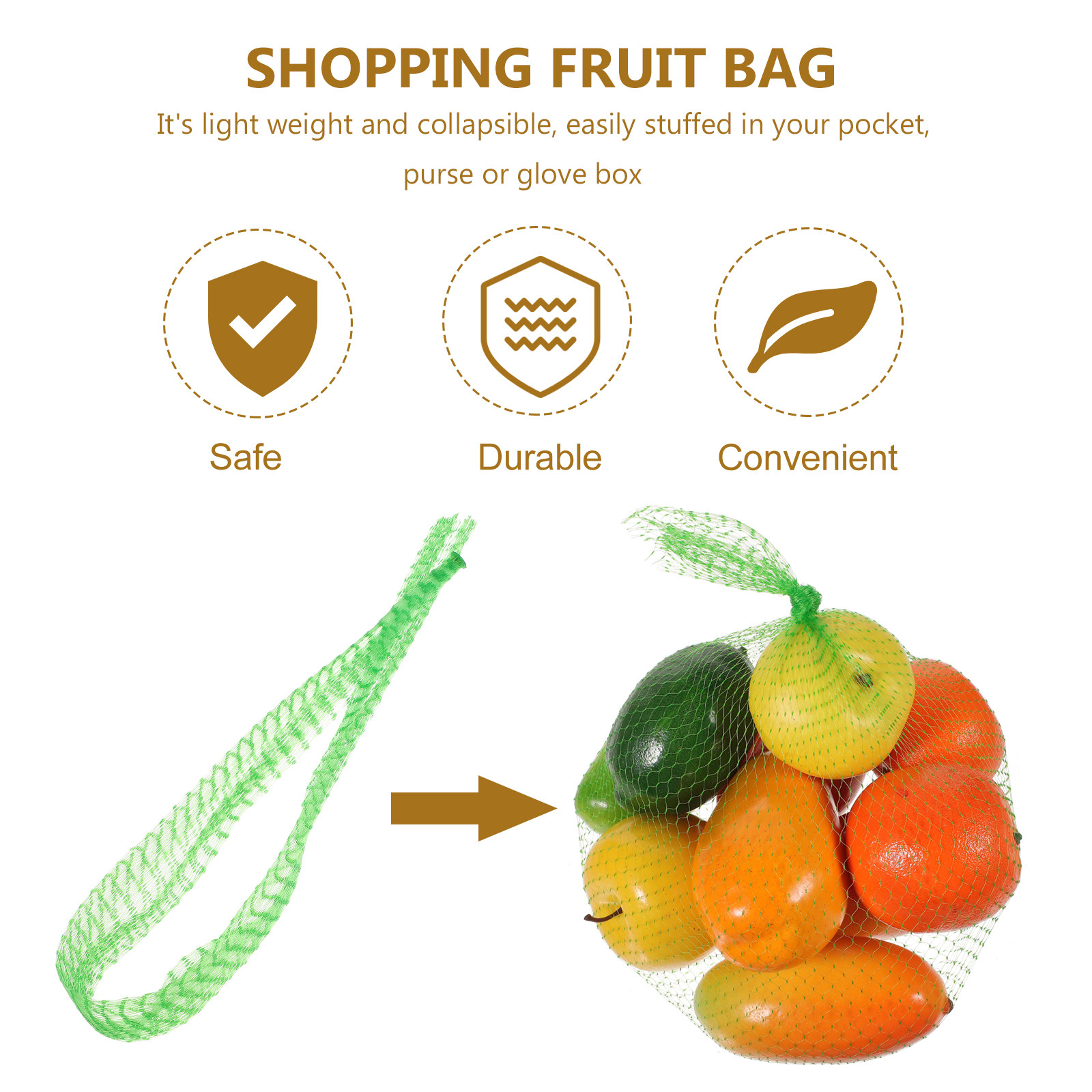 100 stuks groene dikke nylon m - Produce Bag Reusable Mesh recensie en prijs