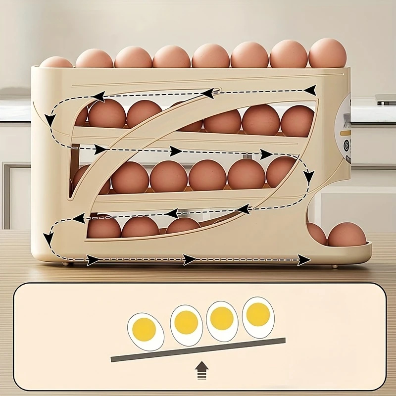 3-laags rollende eieropbergcon - Food Storage Large Plastic Containers recensie en prijs