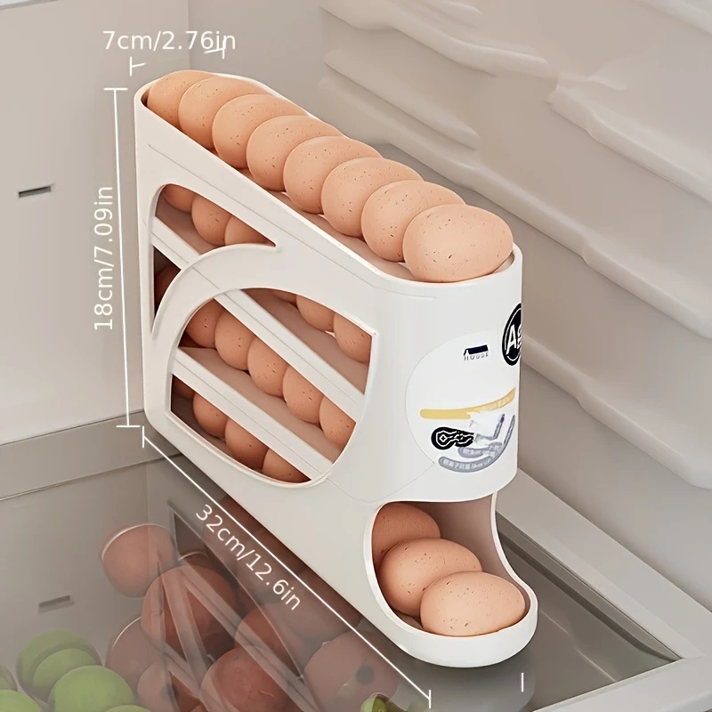 3-laags rollende eieropbergcon - Food Storage Large Plastic Containers recensie en prijs