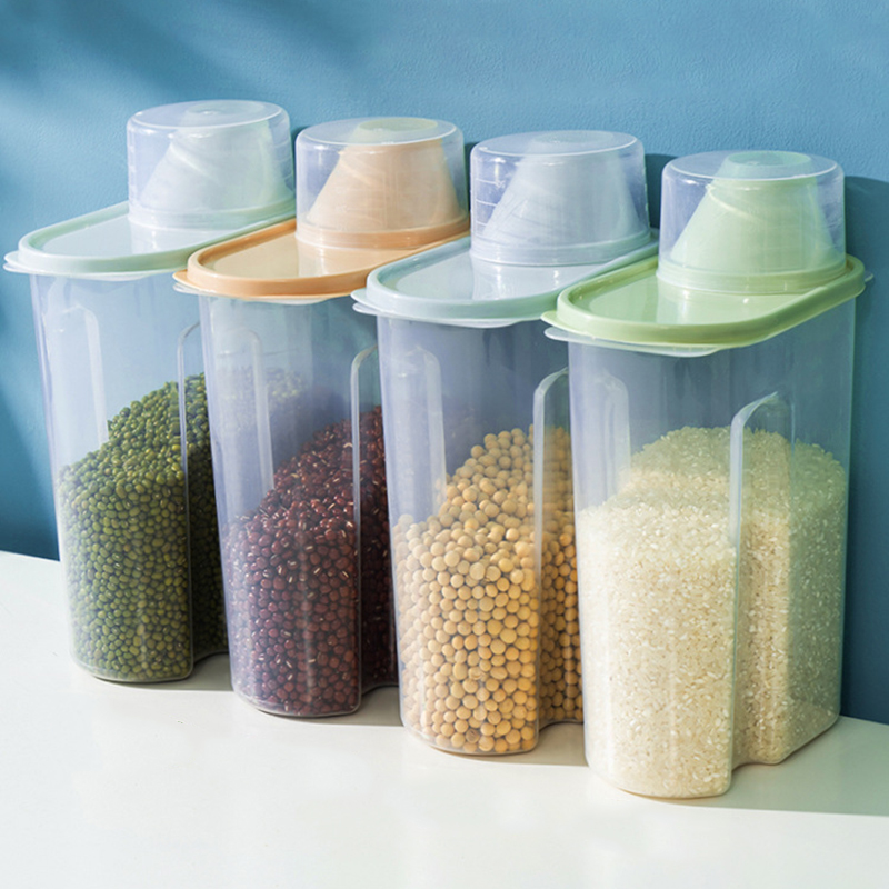 Grote keuken graanopslagtank V - Food Storage Large Plastic Containers recensie en prijs