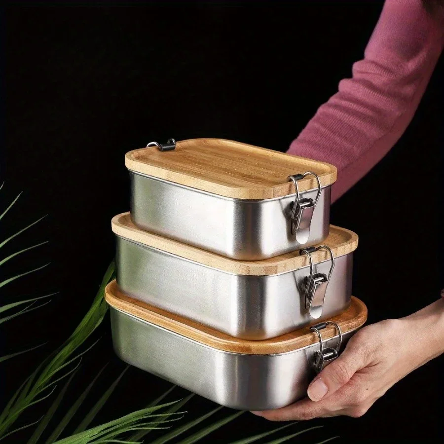 Nieuwe 304 roestvrijstalen lun - Food Storage Ideas recensie en prijs