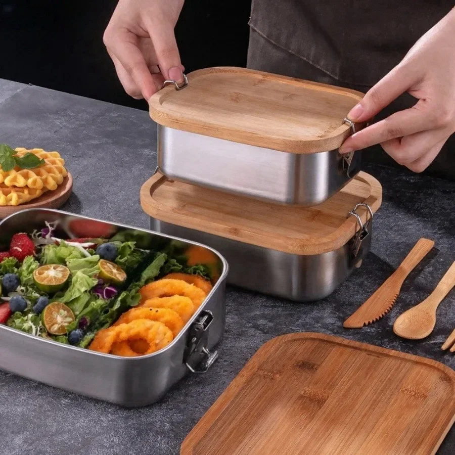 Nieuwe 304 roestvrijstalen lun - Food Storage Ideas recensie en prijs