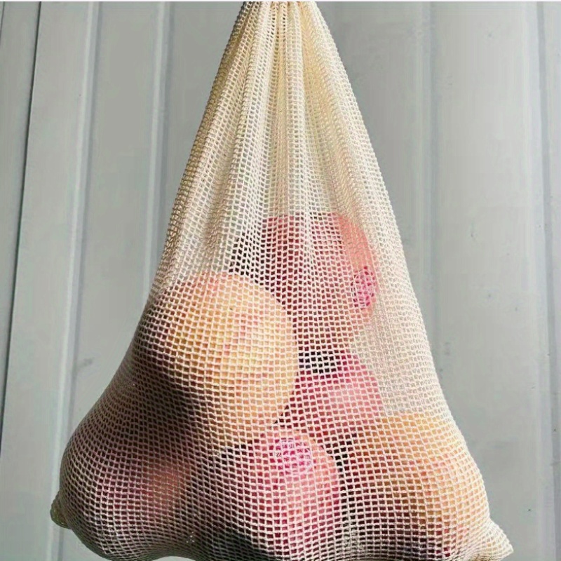 1pc katoenen mesh herbruikbare - Produce Bag Reusable Mesh recensie en prijs