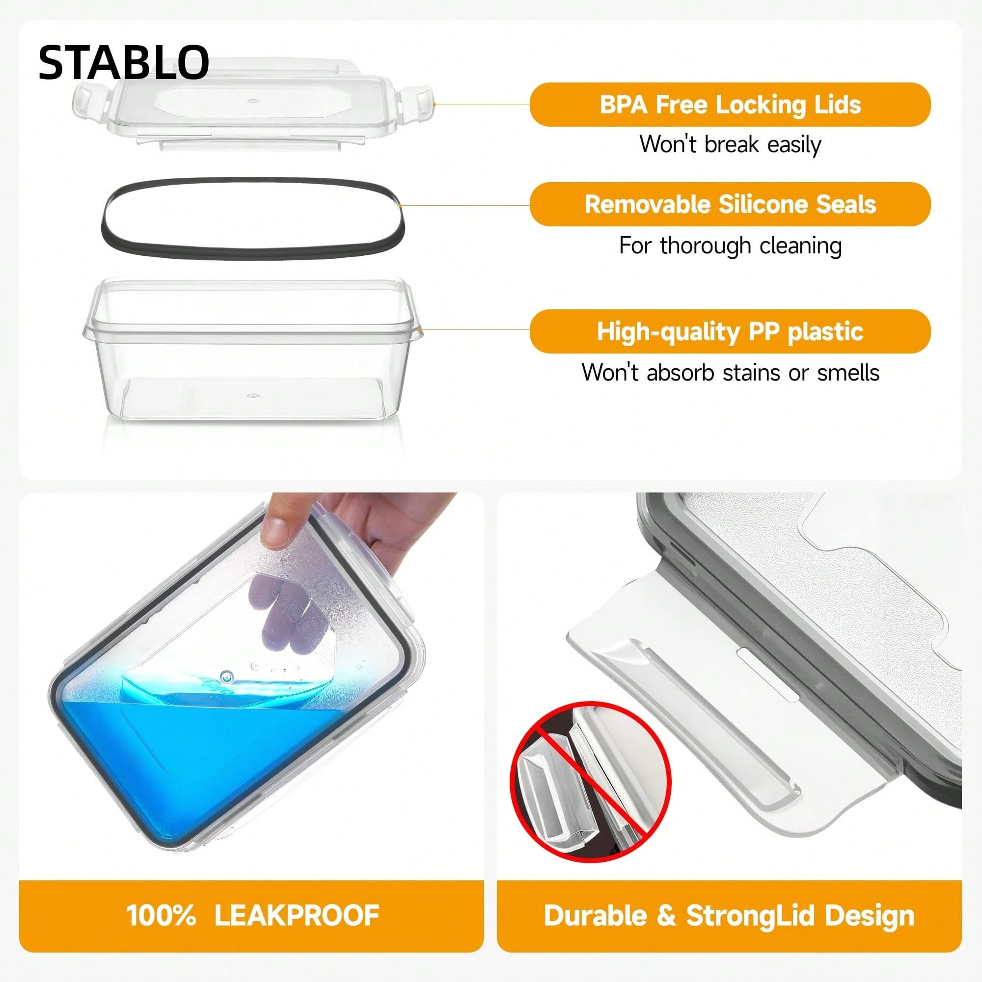 12 plastic verzegelde voedselb - Food Storage Freezer recensie en prijs