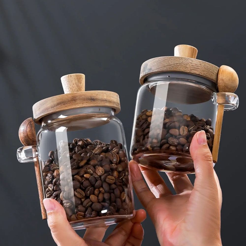 Vochtbestendige koffiebonenops - Food Storage Glass Container Set recensie en prijs