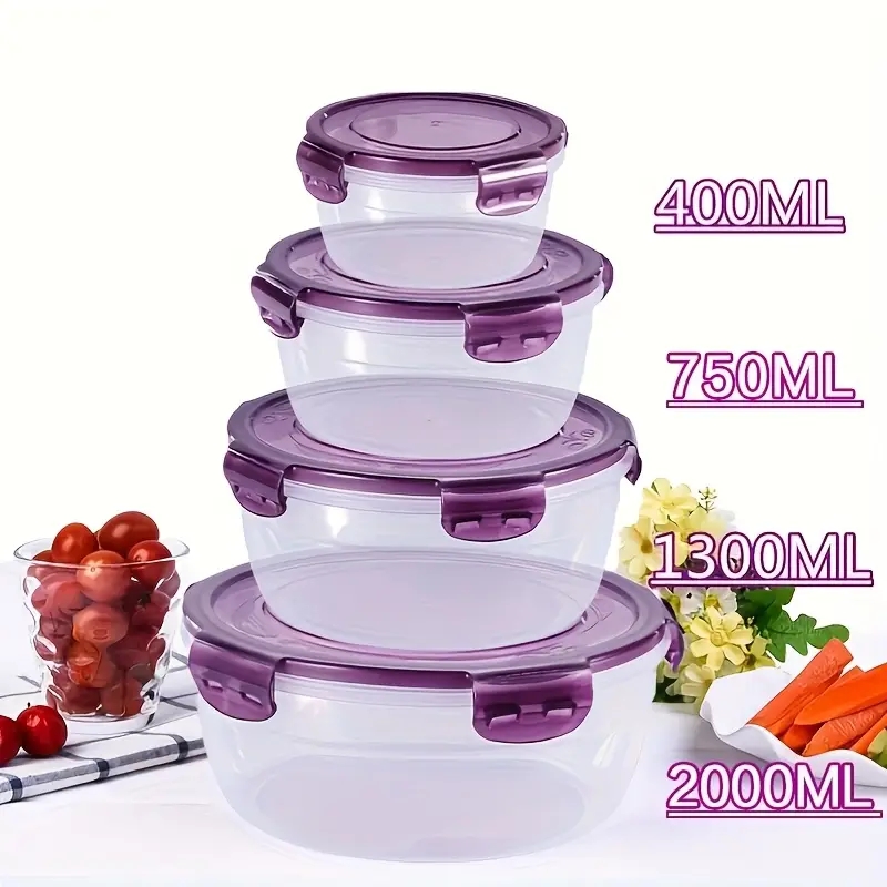 4 plastic voedselbewaarcontain - Food Storage Ideas recensie en prijs