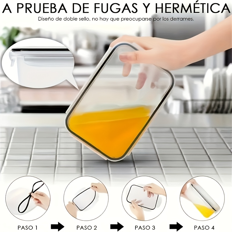 8-delige set inclusief 4 conta - Food Storage Quart recensie en prijs