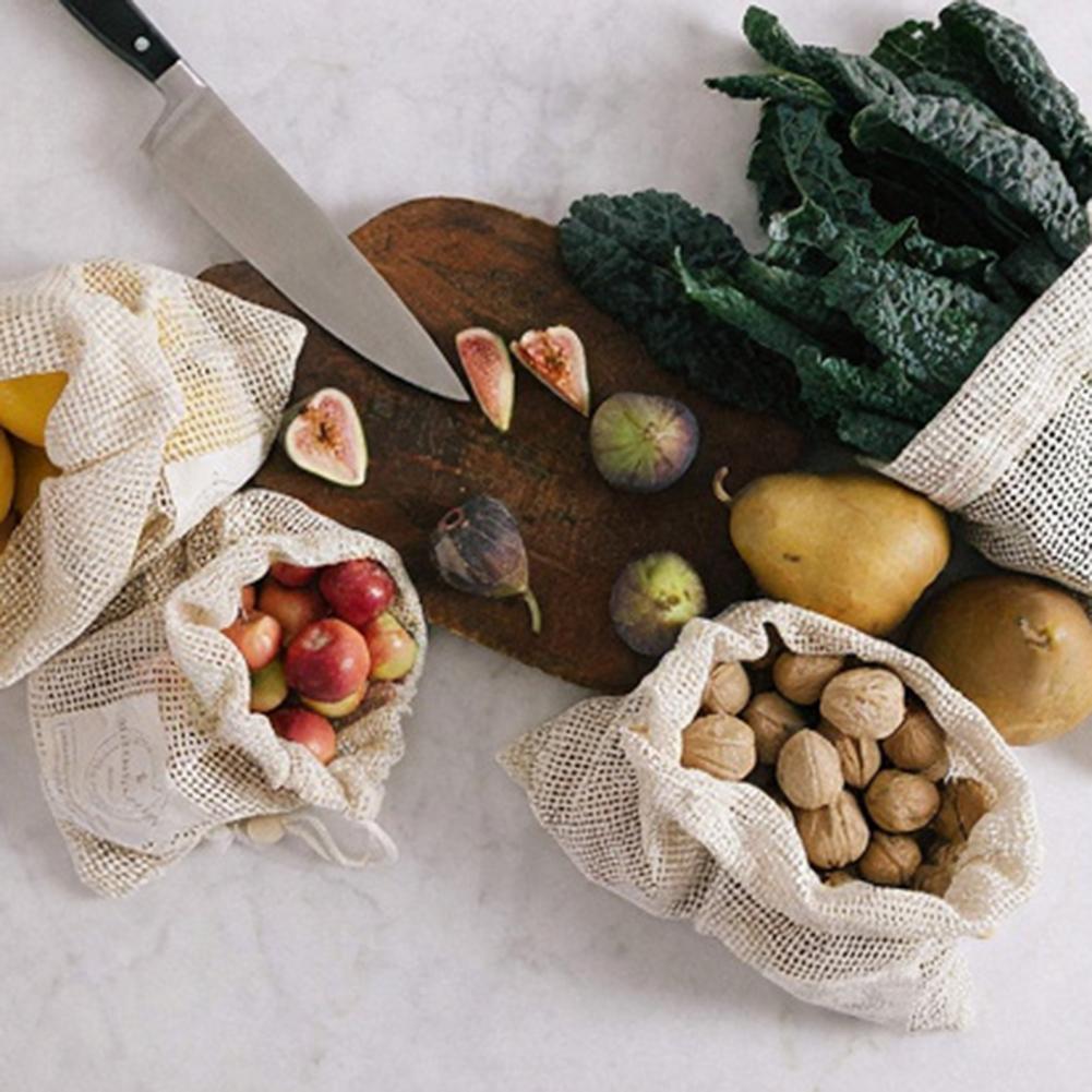 Katoenen gaasproductenzakken P - Produce Bag Reusable Mesh recensie en prijs