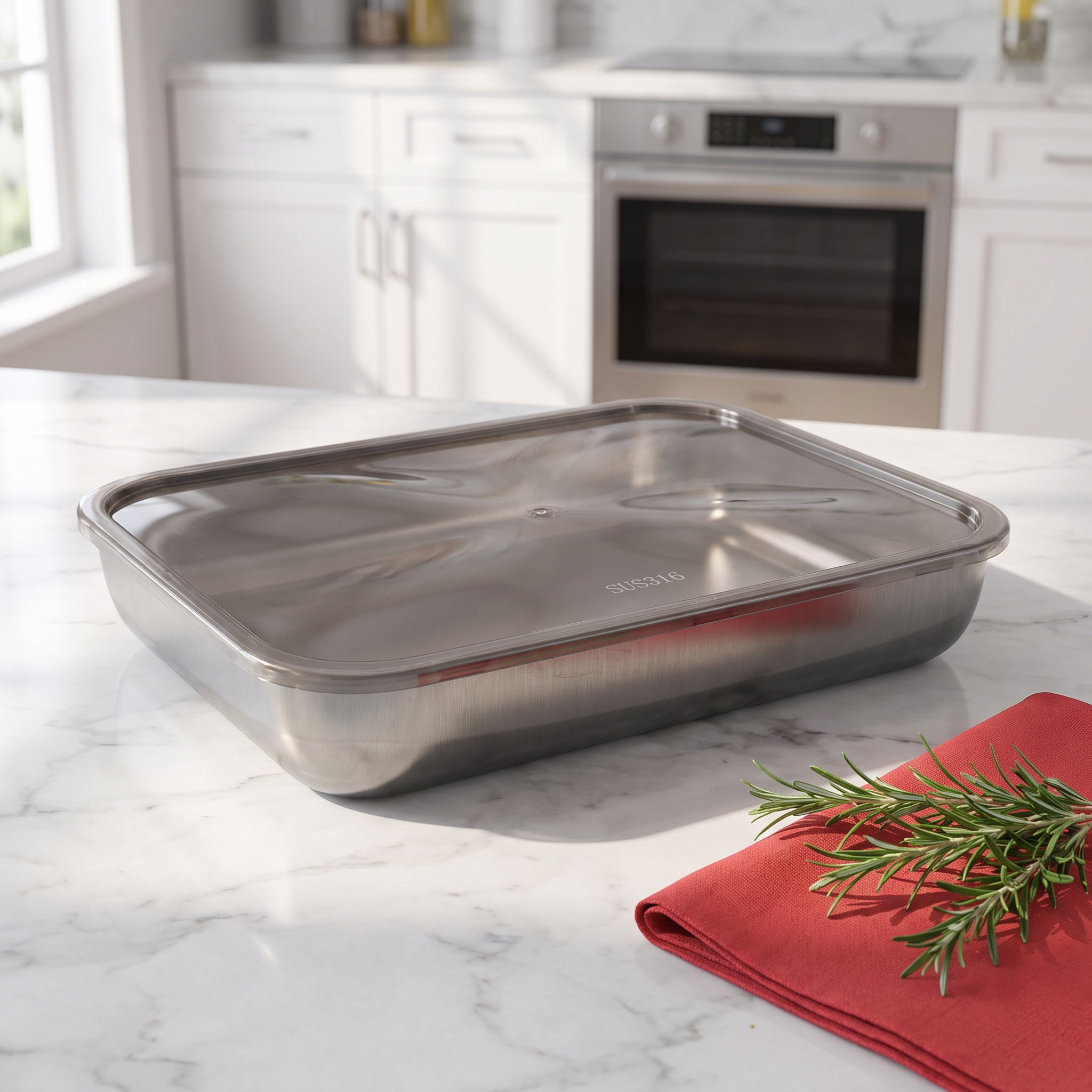 3-delige roestvrijstalen panee - Food Storage Large Plastic Containers recensie en prijs