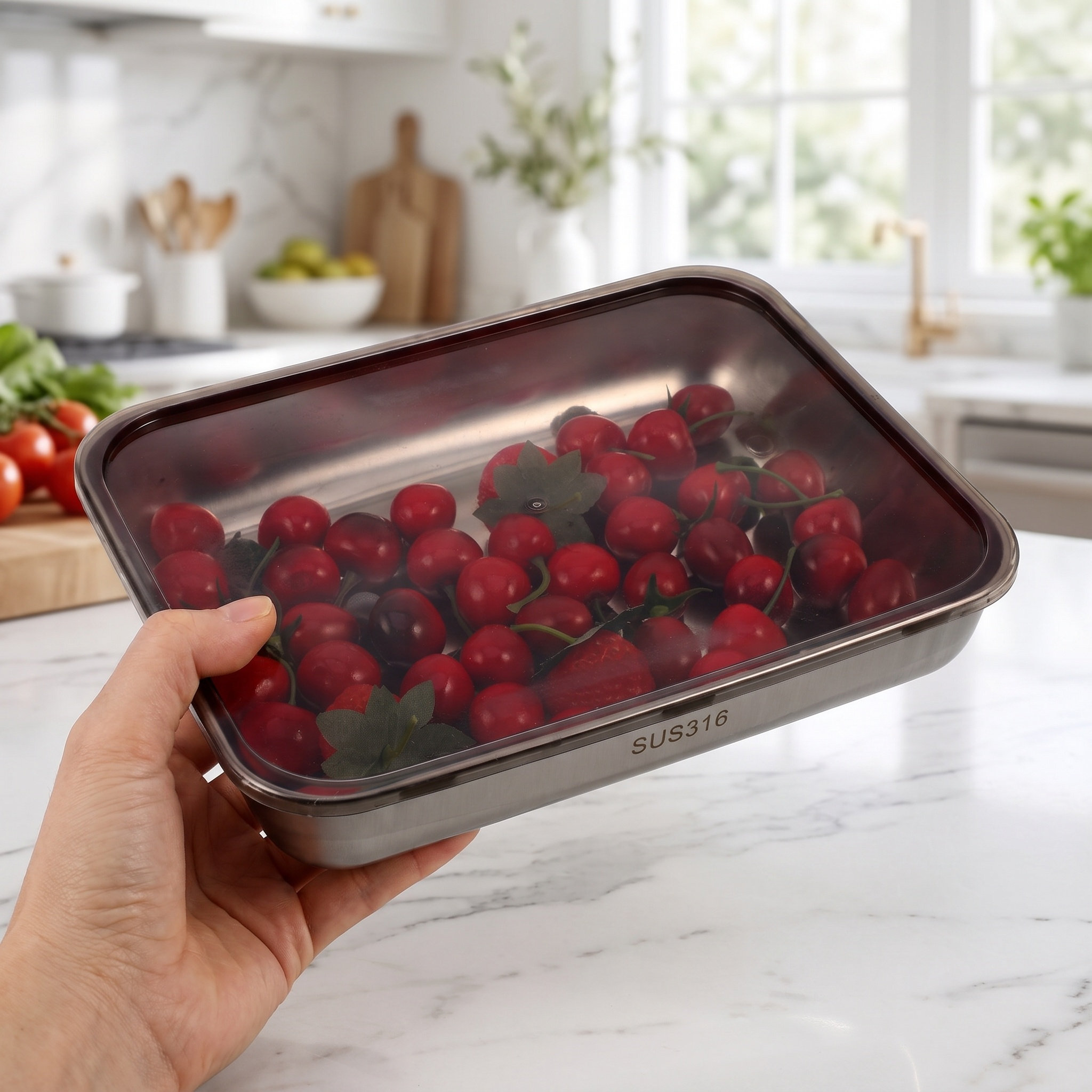 3-delige roestvrijstalen panee - Food Storage Large Plastic Containers recensie en prijs