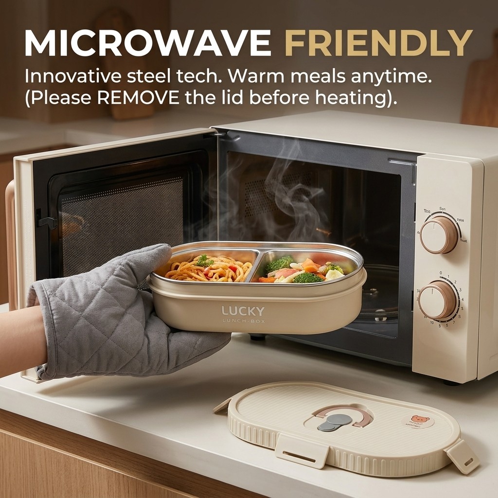 Microgolfbestendige 304 roestv - Food Storage Kits recensie en prijs