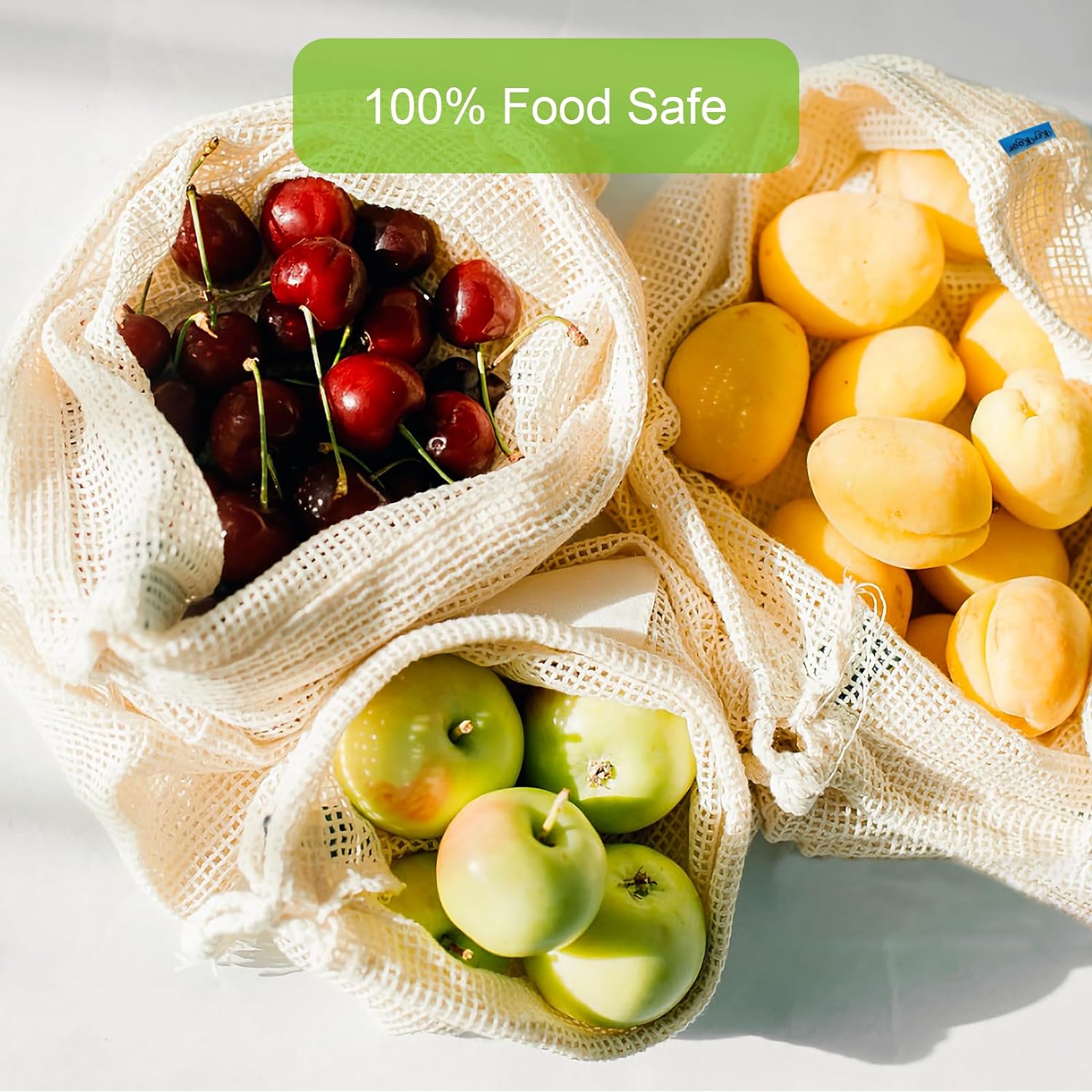 3 stuks herbruikbare katoenen  - Produce Bag Reusable Mesh recensie en prijs
