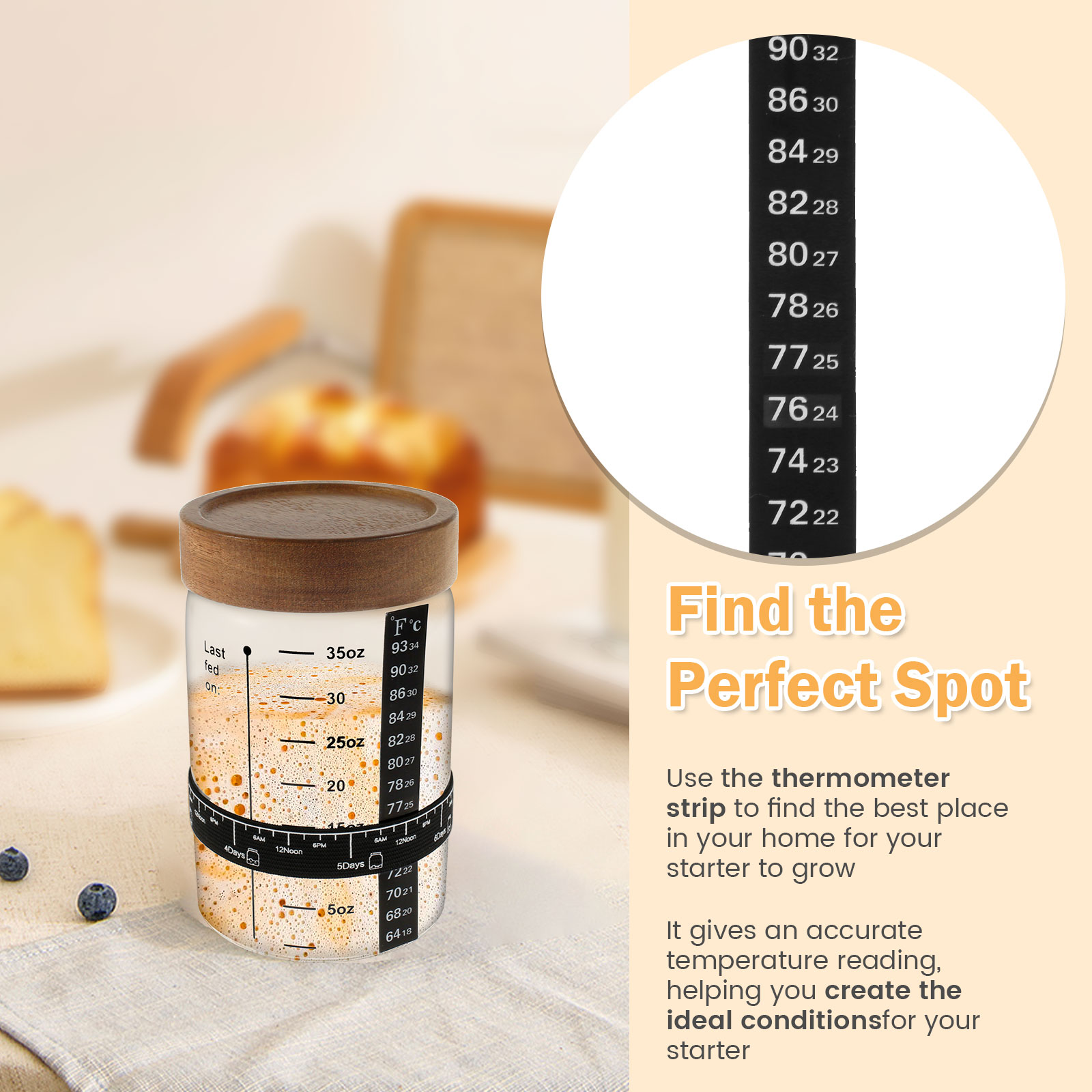 Zuurdesem Starterpot Kit 1000M - Food Storage Kits recensie en prijs