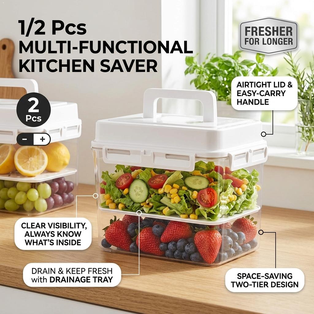 Voedselveilige kimchi-pot met  - Food Storage Large Plastic Containers recensie en prijs