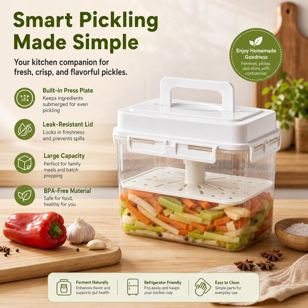 Voedselveilige kimchi-pot met  - Food Storage Large Plastic Containers recensie en prijs