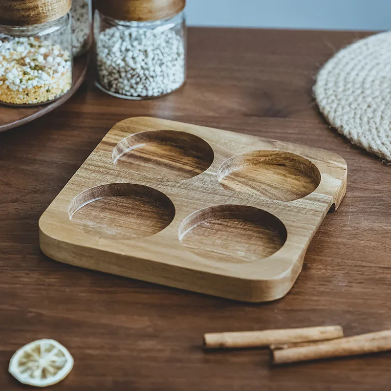 Houten Deksel Orgnizer Glas Lu - Food Storage Glass Container Set recensie en prijs