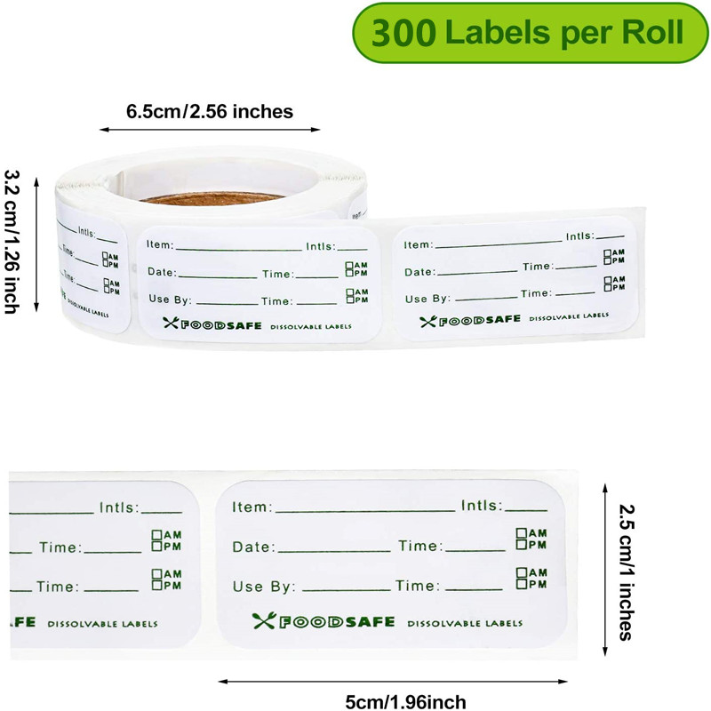 300/pcs Voedselopslaglabels Ze - Food Storage For Restaurant recensie en prijs