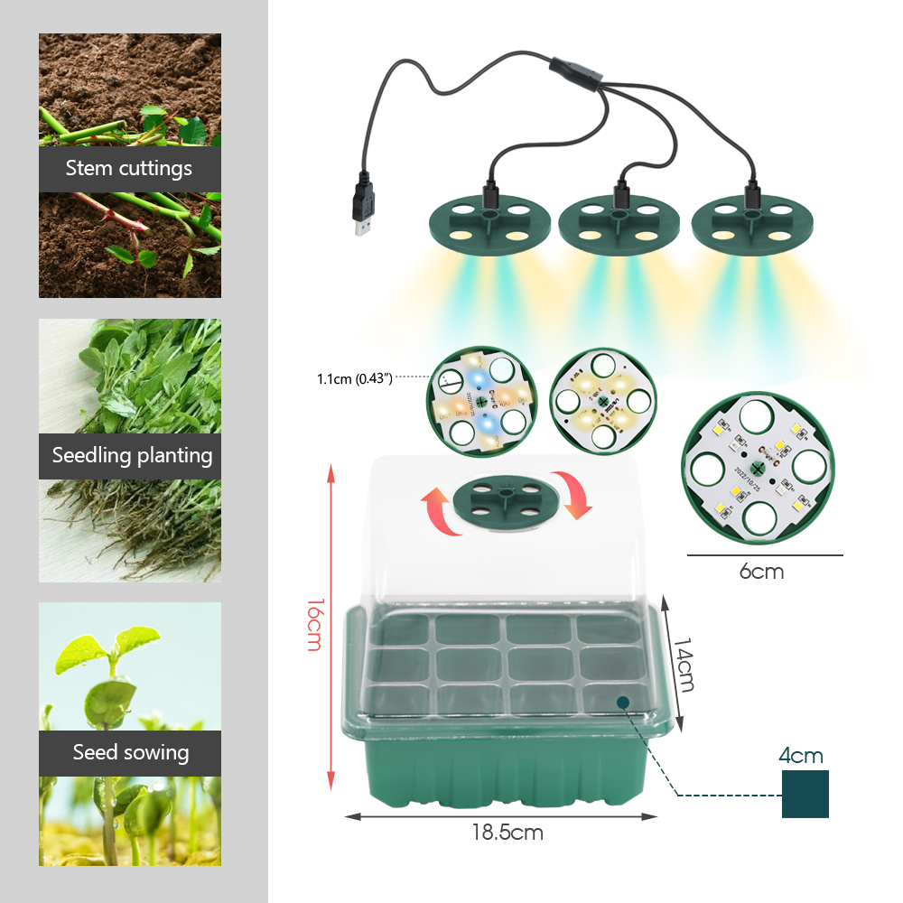 LED Kwekerij Potten met Grow L - Food Storage Plants recensie en prijs
