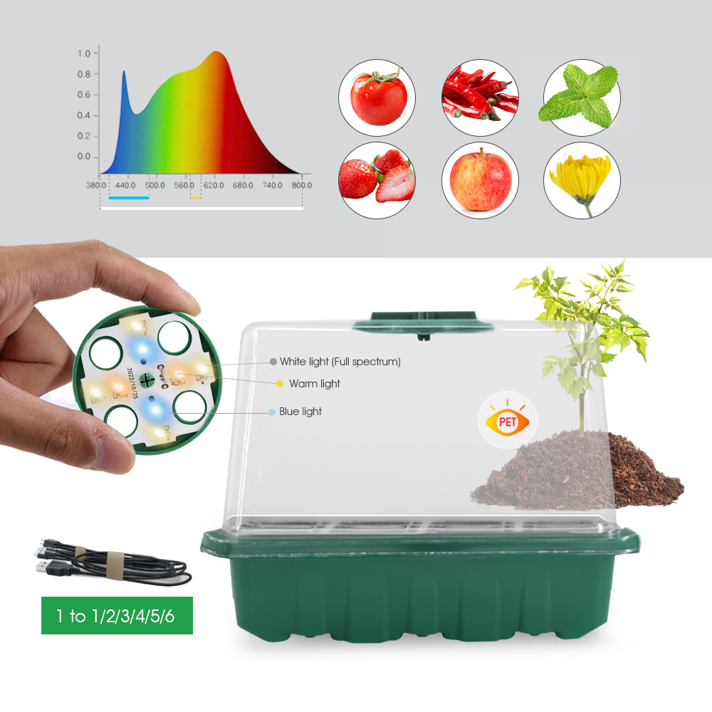 LED Kwekerij Potten met Grow L - Food Storage Plants recensie en prijs