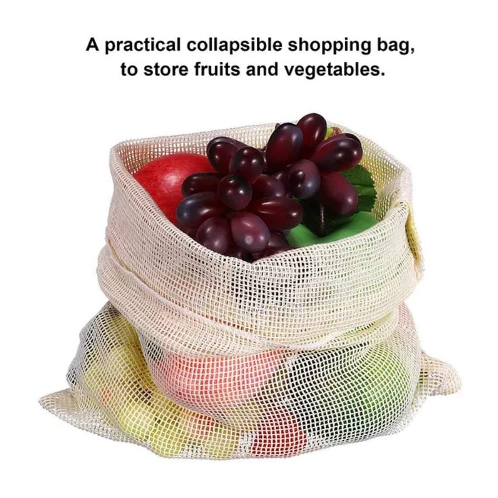 9-delige set herbruikbare mesh - Produce Bag Reusable Mesh recensie en prijs