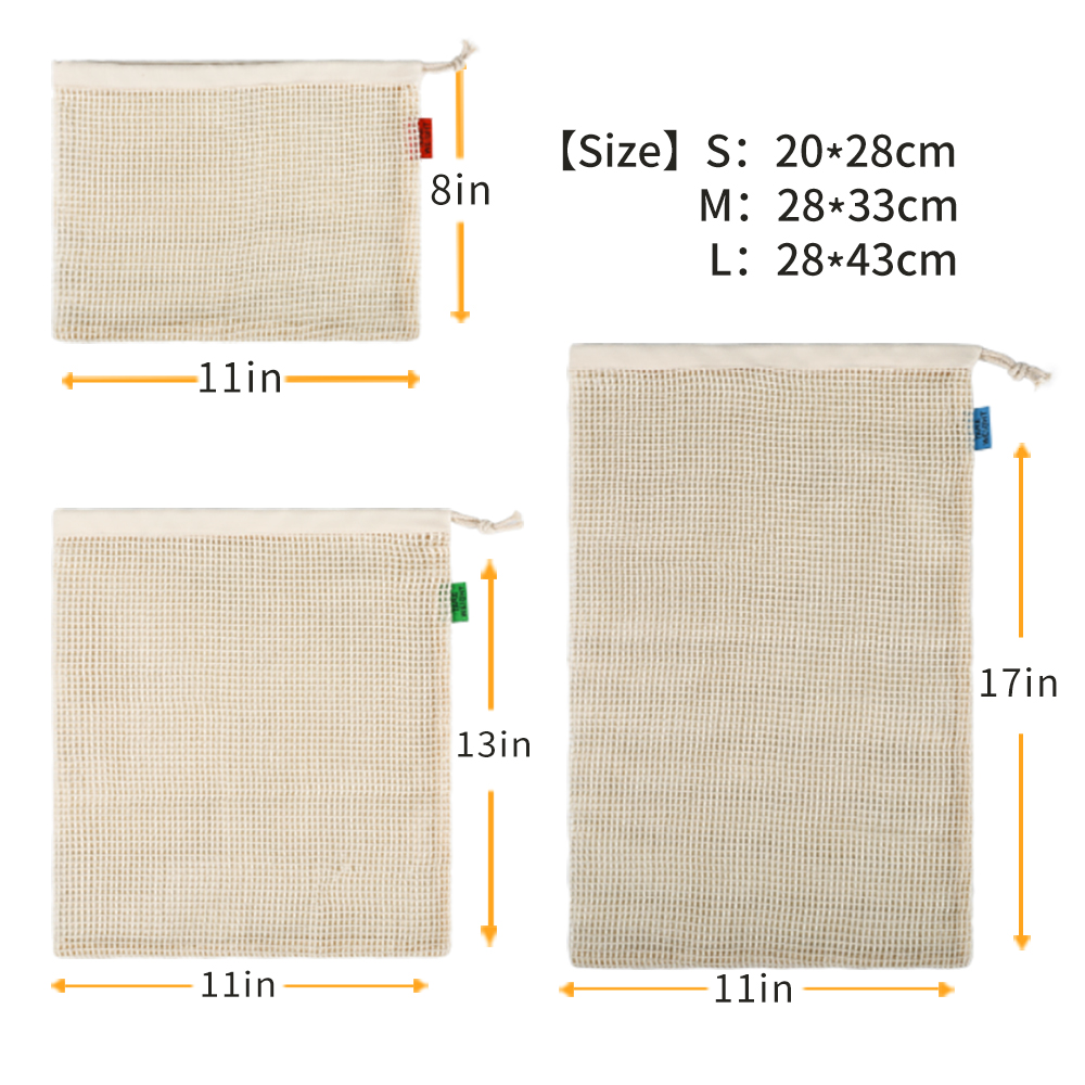Herbruikbare productenzak van  - Produce Bag Reusable Mesh recensie en prijs