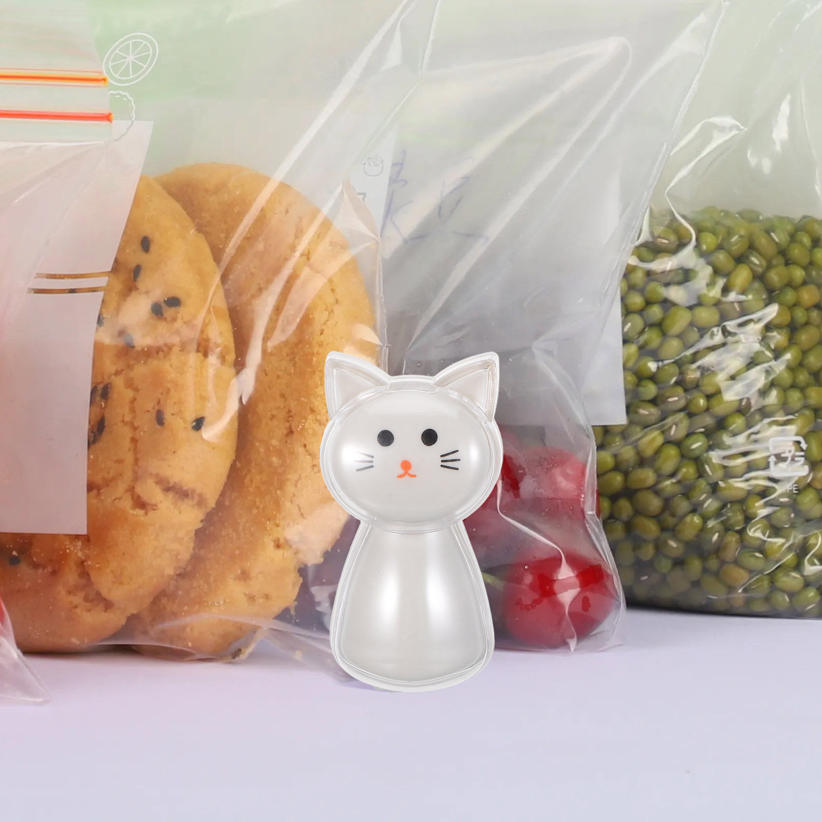 2 stuks schattige katten-snack - Food Storage Pantry recensie en prijs