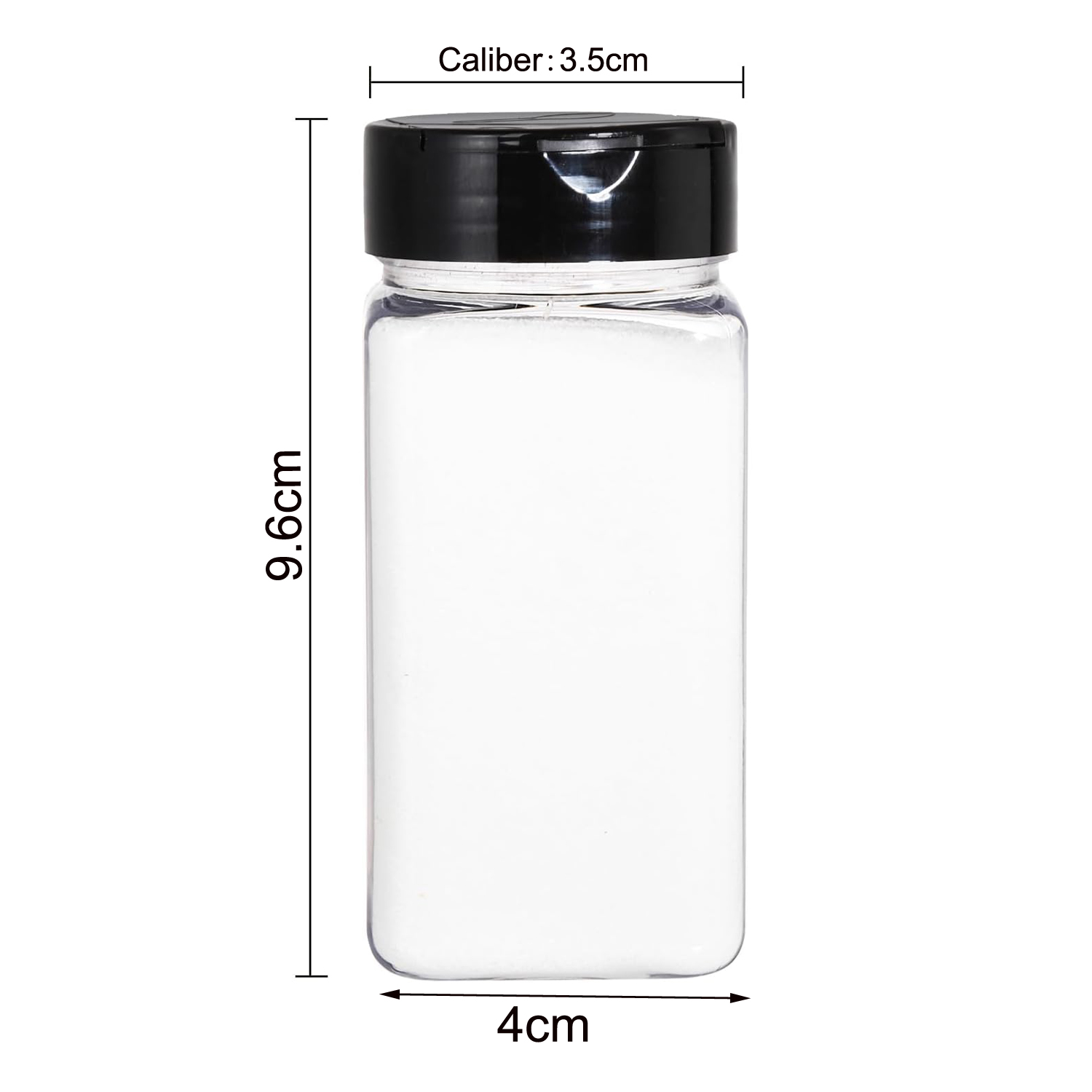 Vierkante grote plastic kruide - Food Storage Unit recensie en prijs