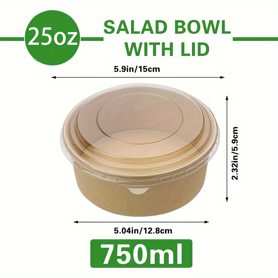 25Oz/750Ml 25/50 Pack Papieren - Food Storage Unit recensie en prijs