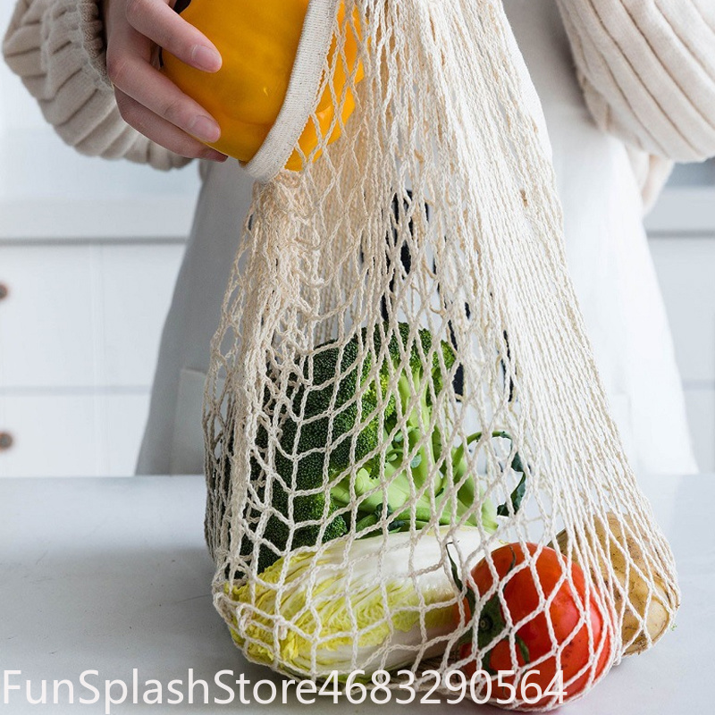 Handzame opvouwbare katoenen m - Produce Bag Reusable Mesh recensie en prijs