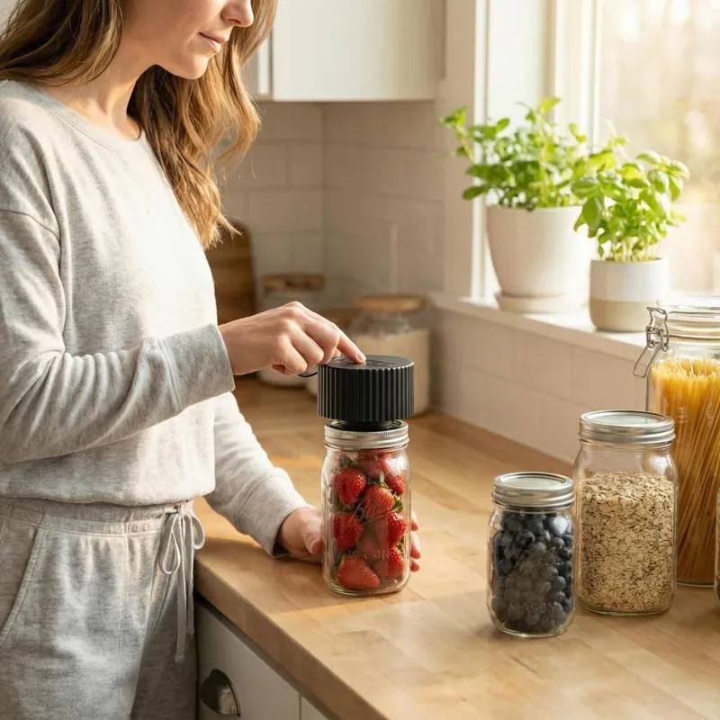 Elektrische Mason Jar Vacuümse - Food Storage Kits recensie en prijs